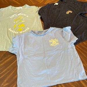 Three girls XL crop tops